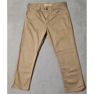 Patagonia Jeans‎ Mens 34x27 Khaki Tan Performance Twill Straight Iron Clad Pants
